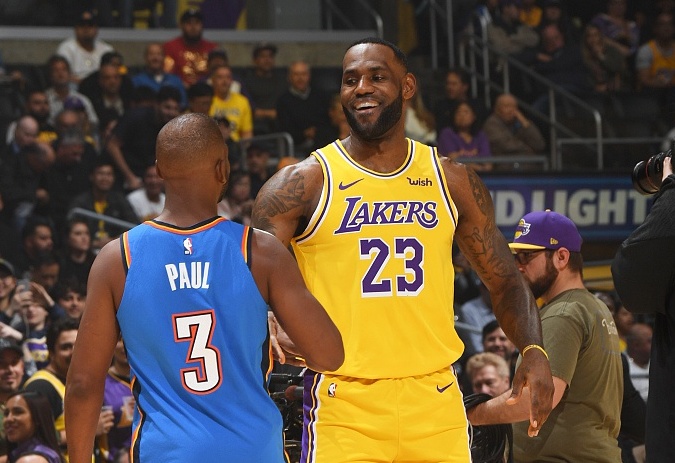 The Lakers rick Thunder won five consecutive wins.